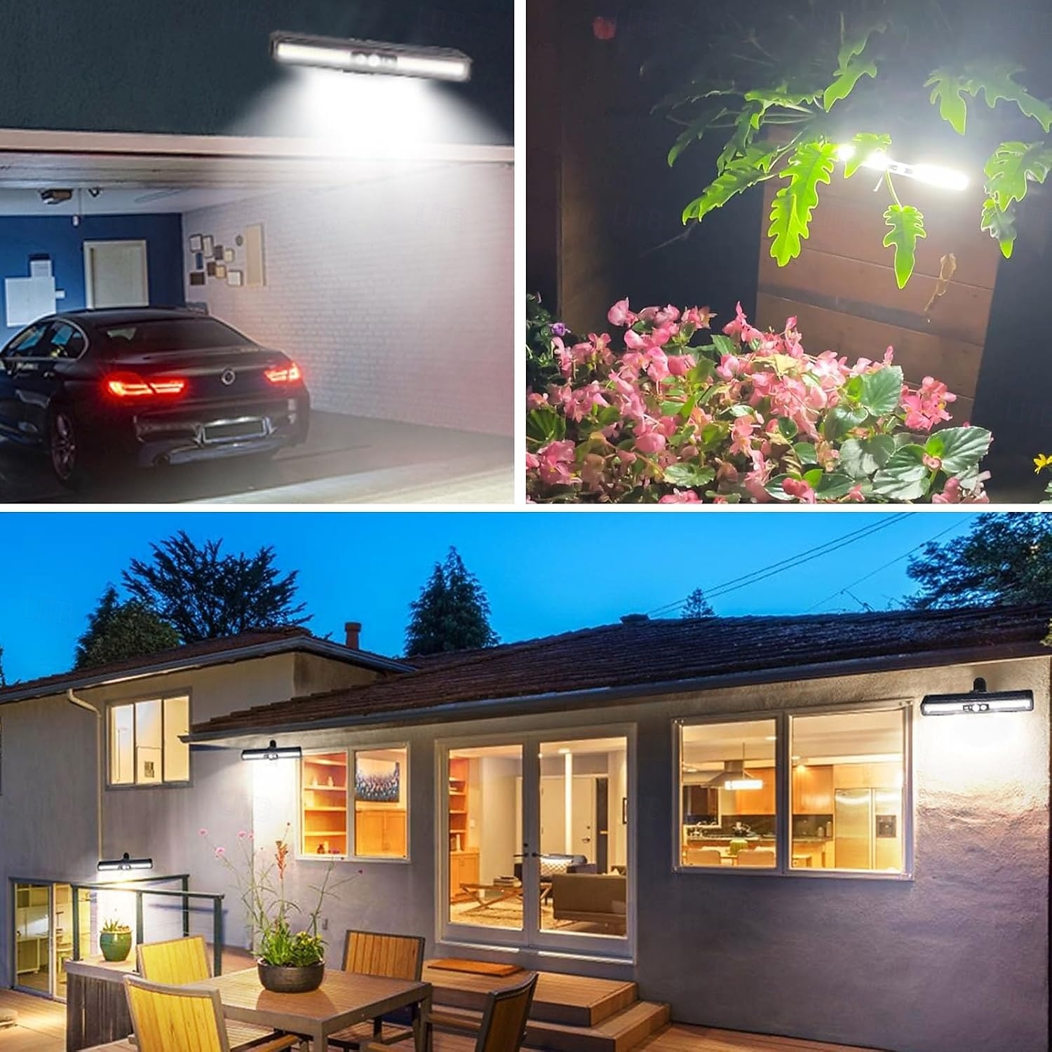 Настенные солнечные светильники с водонепроницаемым корпусом, уличные светильники для ограждений, переносные светильники безопасности на солнечных батареях для ограждений, гаражей, кемпингов 2026 - $15.49 –P7