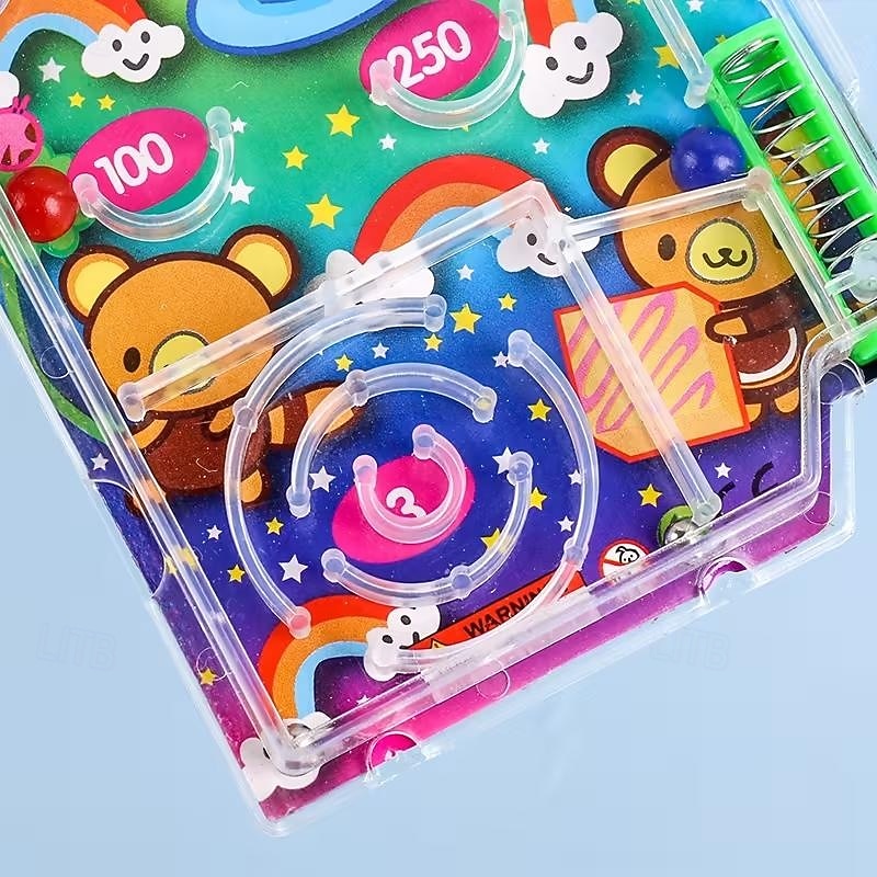 sarjakuvamainen kädessä pidettävä flipperilabyrintti, hauska lasten lelu 3–6-vuotiaille 2026 - $9.99 –P5