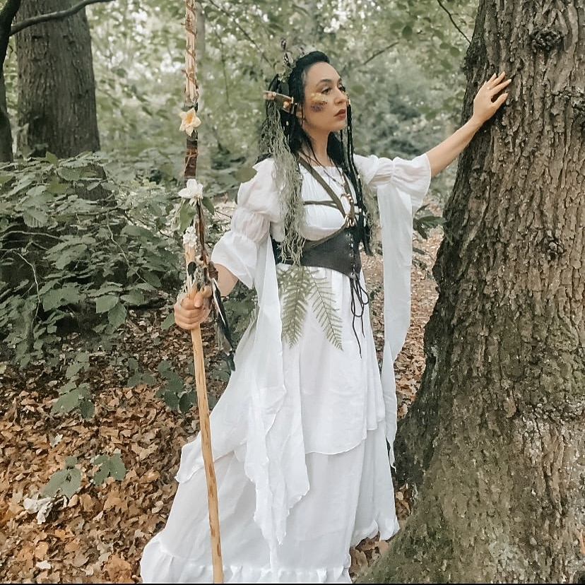 Retro Vintage Medieval Renaissance Dress Masquerade Regency Inspired Dress Viking Outlander Vikings Plus Size Elven Fancy Dress Women's Celtic Pirate Fantasy Masquerade Party / Evening Adults' Dress 2026 - $69.99 –P1