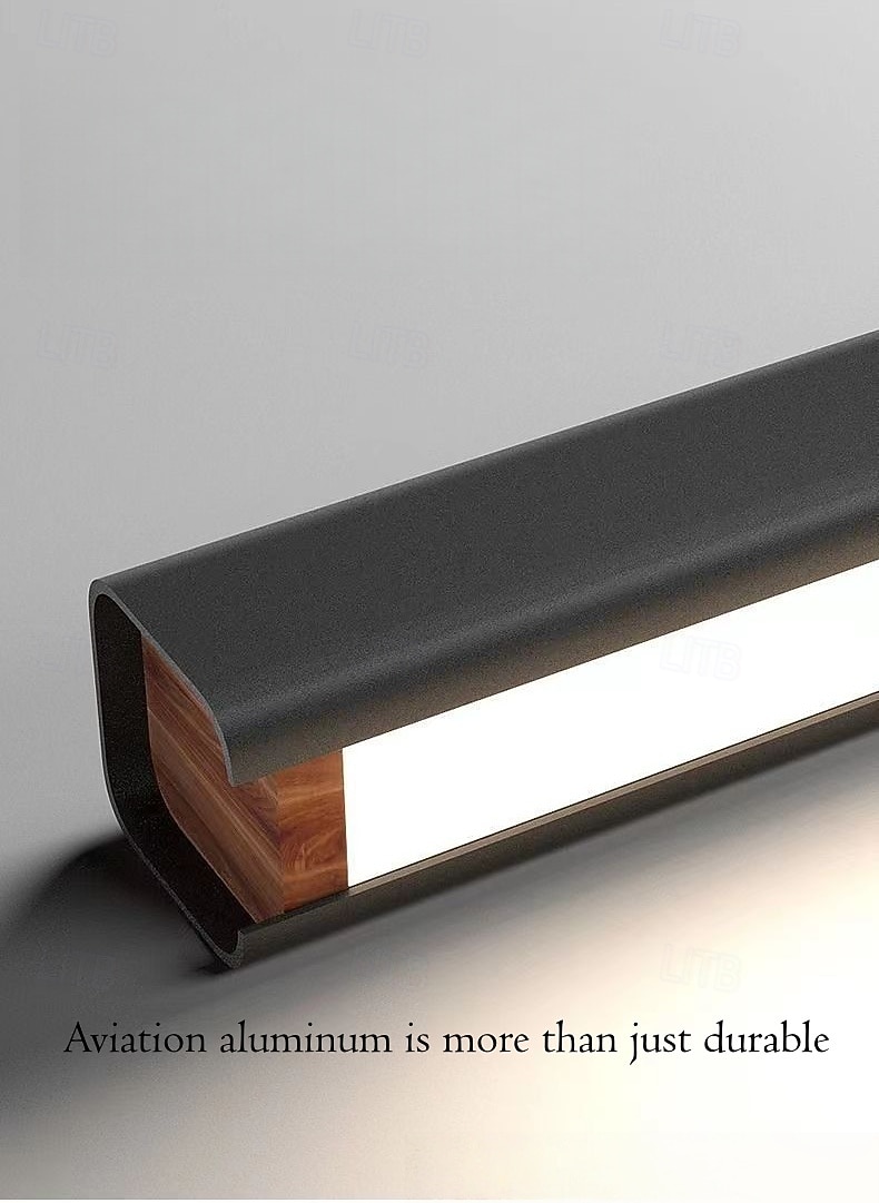 Современные подвесные светильники для кухонного острова, светодиодная люстра с регулируемой яркостью для столовой, настольные лампы, линейный черный подвесной светильник с дистанционным управлением, 2025 - $138.99 –P3