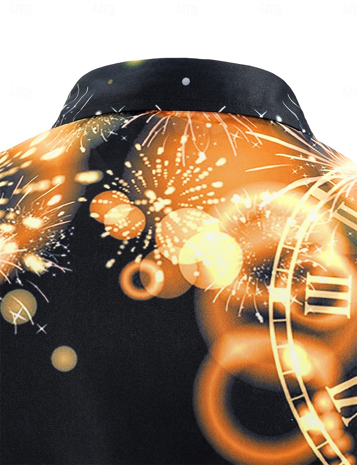 Karácsony Hosszú ujjak Gombos ing Mikulás Grafikus Újdonságok Vicces mert Férfi Felnőttek 3D nyomtatás mert Karácsony Farsang Újév Parti 2025 - $24.99 –P6