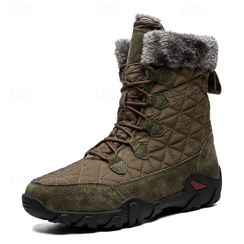 Tan Suede Men's Winter Boots with Fur Lining – Warm and Durable Footwear for Snowy Adventures and Outdoor Holiday Activities 2026 - $64.99 –P7