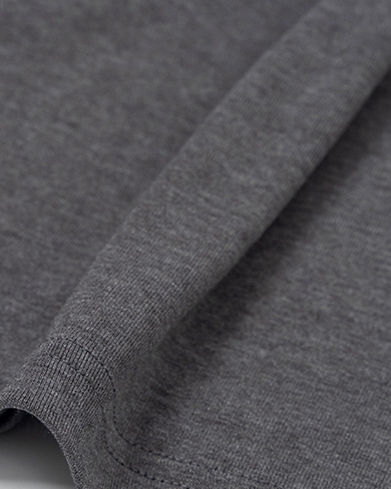 Men's Baselayer Thermal Shirts Long Sleeve Crew Neck Top Outdoor Thermal Warm Winter Autumn / Fall Polyester Black Khaki Beige Gym Workout Traveling 2026 - $35.99 –P15