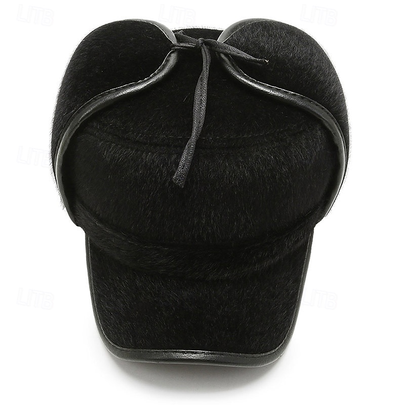 Herr Vintermössa Öronlappshatt Vinter hattar Vinter varm mössa Vinter baseballkeps med öronlappar Svart Grå Polyester Mode Modernt Modernt Dagliga kläder Datum Enfärgad / vanlig färg Håller värmen 2026 - $9.49 –P3