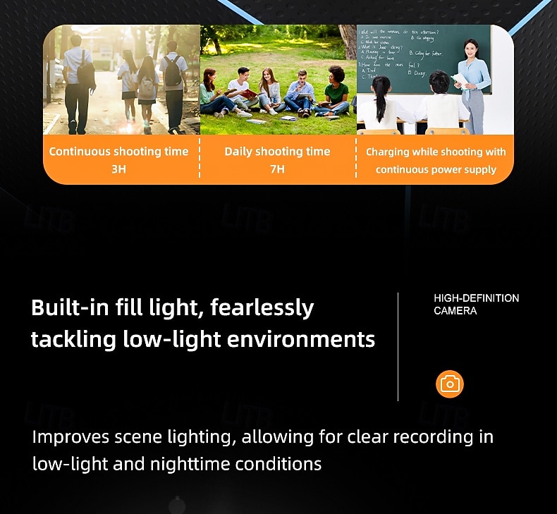 Cameră digitală HD 4K pentru studenți cu un ecran IPS de 2.8 inci pentru fotografii și videoclipuri portabile design elegant. Cadou de Ziua Îndrăgostiților 2026 - $83.99 –P9