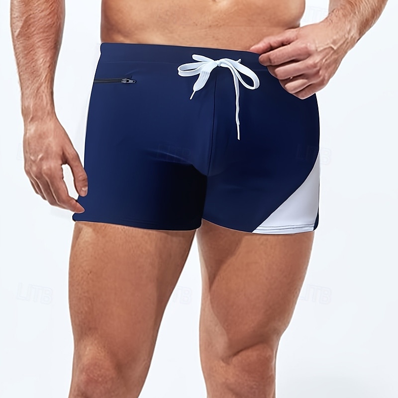 Voor heren Zwemstring Ondergoed Zwemslip Lapwerk Trekkoord Rekbaar Ademend Kleding Onderlichaam Surfen Bikini Duiken Zomer 2026 - $11.49 –P2