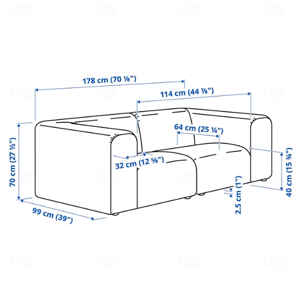 Capa de sofa Côr Sólida Acolchoado Poliéster Capas de Sofa de 2026 por $245.19 –P1
