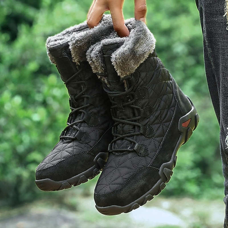 Tan Suede Men's Winter Boots with Fur Lining – Warm and Durable Footwear for Snowy Adventures and Outdoor Holiday Activities 2026 - $64.99 –P2