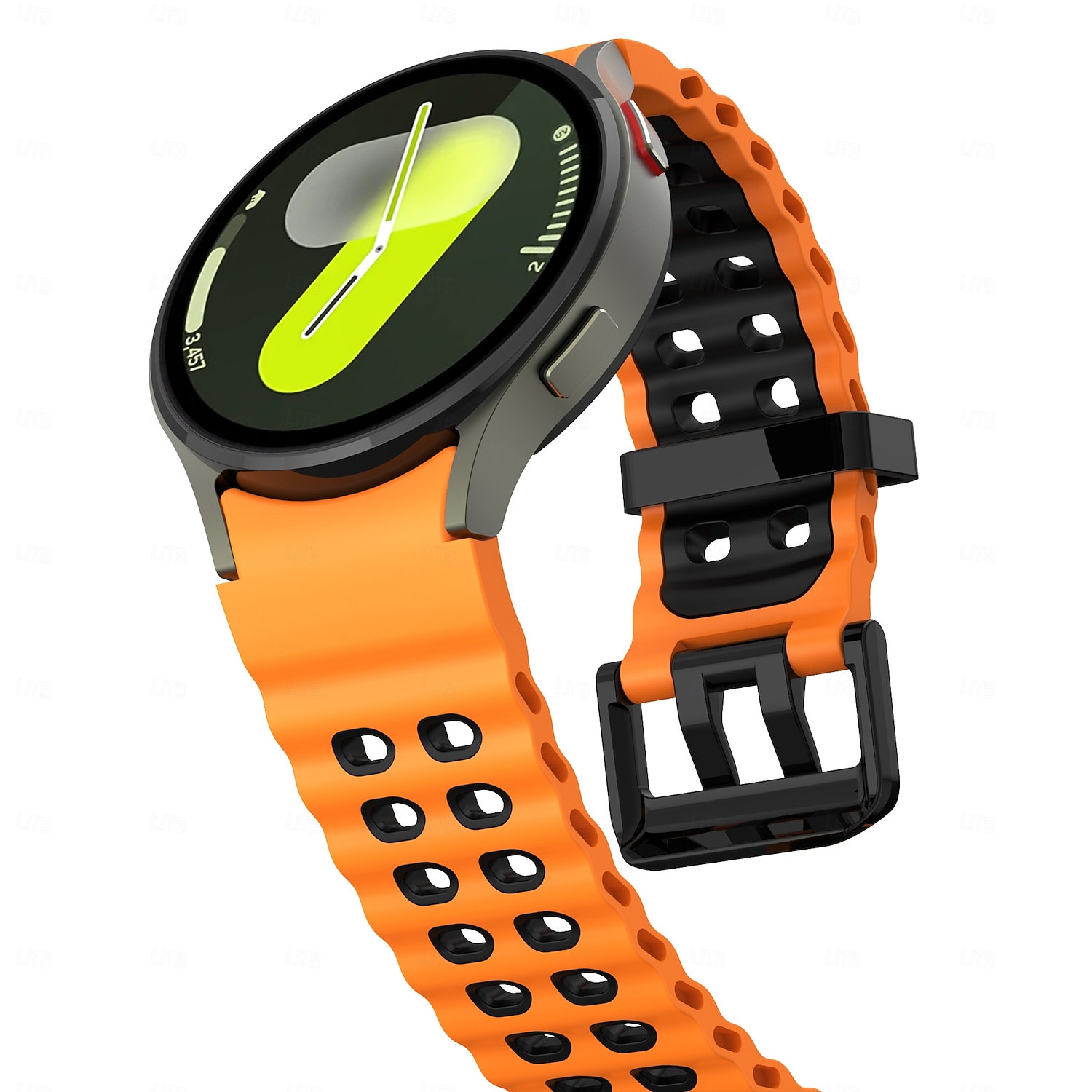 Pásek hodinek pro Samsung Galaxy Watch 7/6/5/4  40/44mm, Watch 5 Pro 45mm, Watch 6 Classic 43/47mm, Watch 4 Classic 42/46mm Silikon Výměna, nahrazení Popruh Voděodolné Nastavitelný Ženy muži 2025 - $8.99 –P6