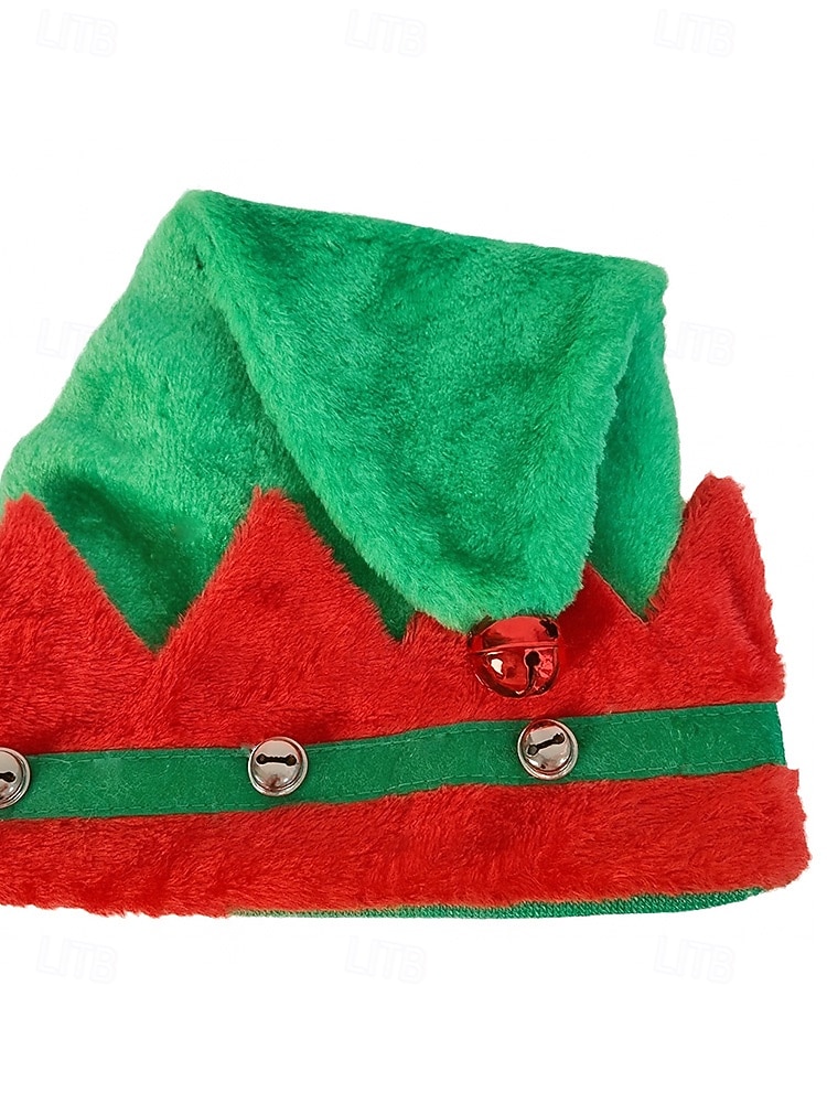 2026年 女性用クリスマスエルフハット - 楽しくて華やかな、ベル付きの柔らかいフェルト素材で、ホリデーパーティーやクリスマスのお祝いに最適です。  コレクション – $11.99 –P6