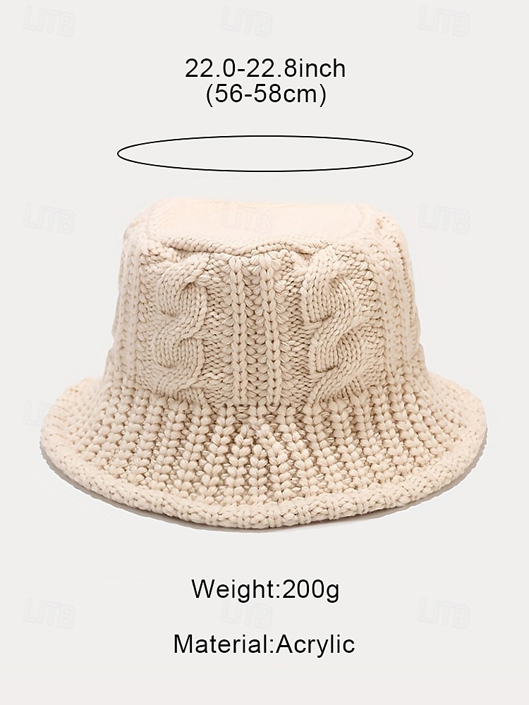 Women's Christmas Knit Bucket Hat, Warm Cable Knit Winter Hat for Women, Soft Cozy Beanie Style Cap for Holiday, Outdoor and Casual Wear 2026 - $14.99 –P9