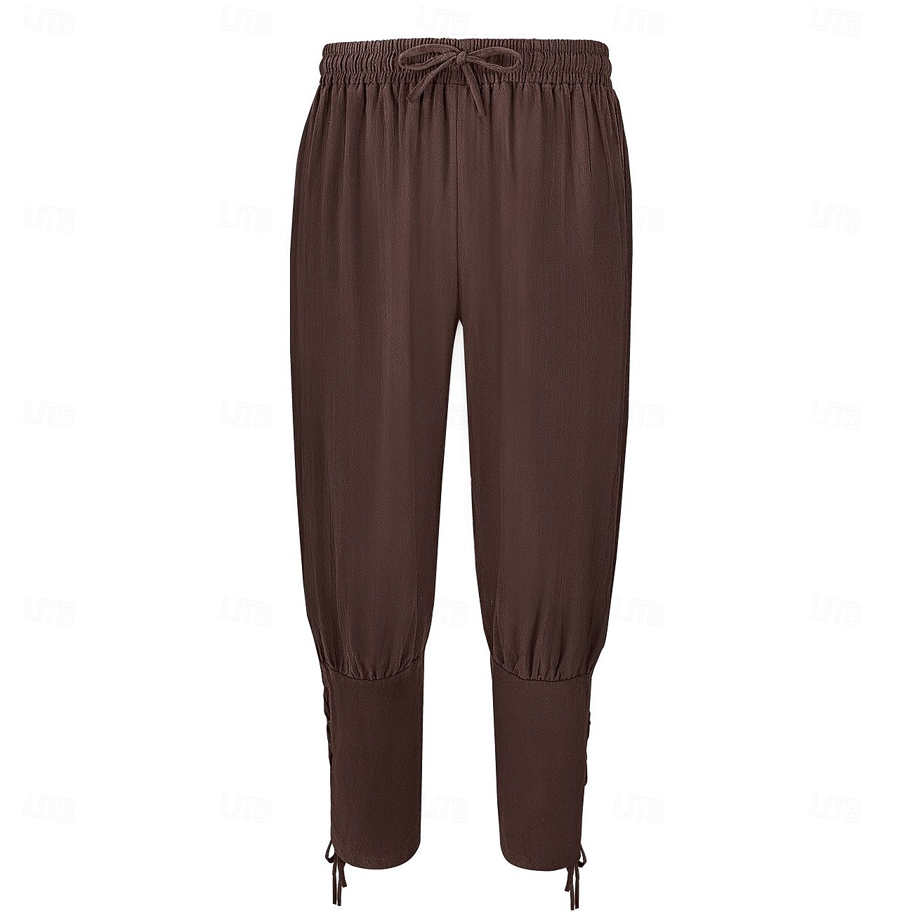 Retrò Vintage Medievale 17° secolo Mascherata Pantaloni da pirata Cavaliere Vichingo Crociato Straniero Ranger Coulisse Tinta unica Costume Per uomo Costumi da pirata Fantasia Mascherata Festa / Sera del 2026 a $61.99 –P5