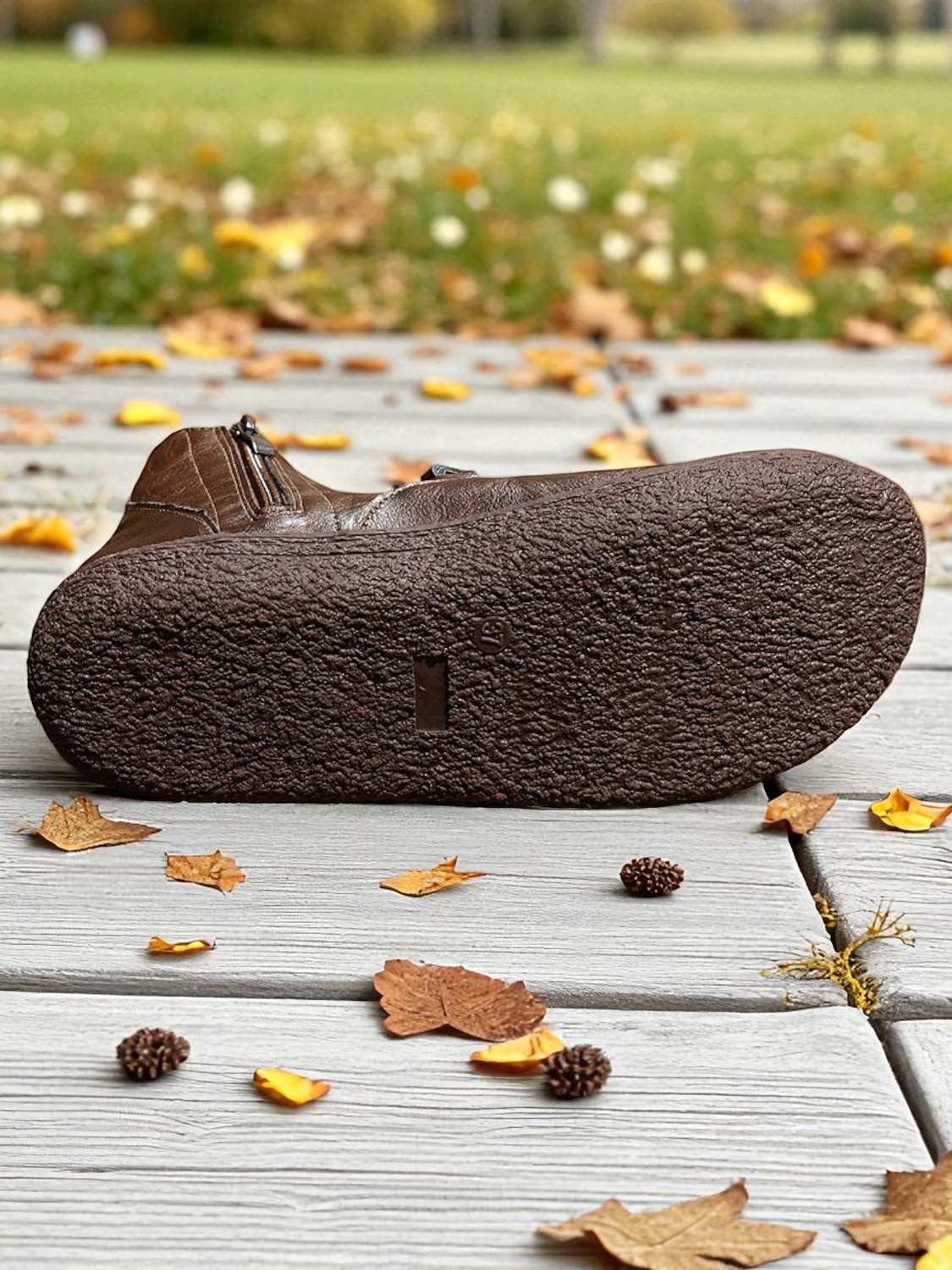 Women's Vintage Coffee Faux Leather Booties with Side Zipper – Comfortable Ankle Boots for Casual Wear, Outdoor Walks and Everyday Outfits 2026 - $32.99 –P3