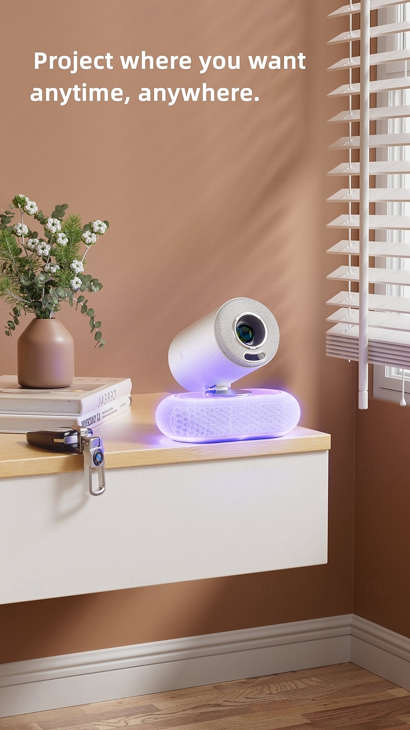 Премиум проектор YT900 с автофокусировкой разрешение 1920*1080 опциональная микрофонная основа светодиодная лента 2.4/5GHz двухдиапазонный Wi-Fi Android 13.0 3-х линзовый стеклянный объектив с 2026 - $217.09 –P2