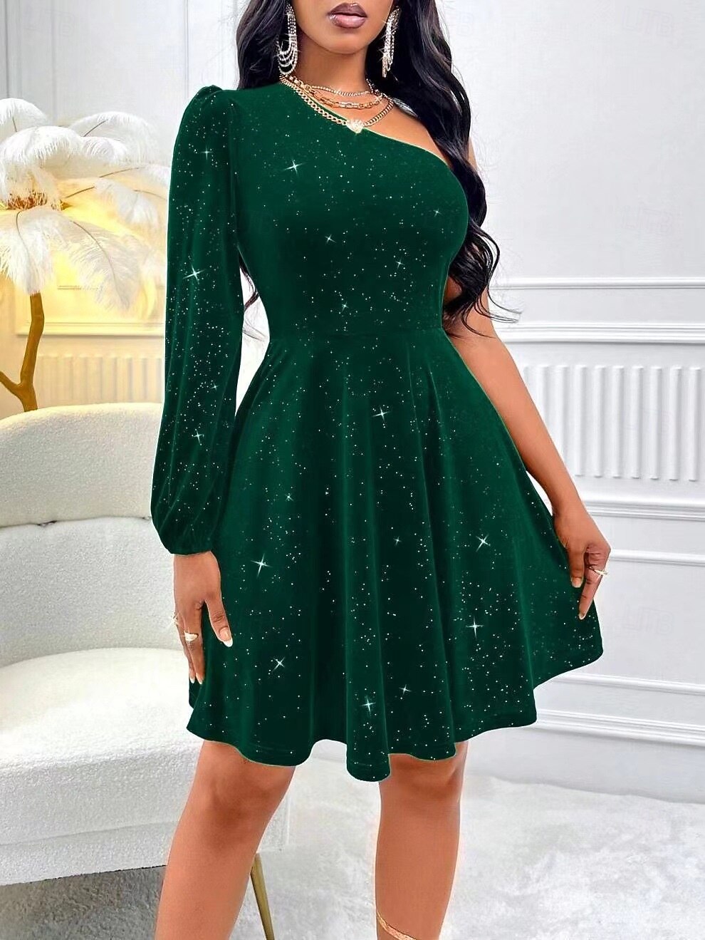 fruit mini dress Ansley Summer Fruit Mini Dress L