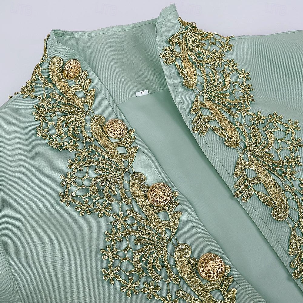 Rococo Baroque Victorian Outfits Fancy Dress Men's Royal Halloween Carnival Performance Party Masquerade Adults' Coat Pants Collar All Seasons 2026 - AED 502 –P14