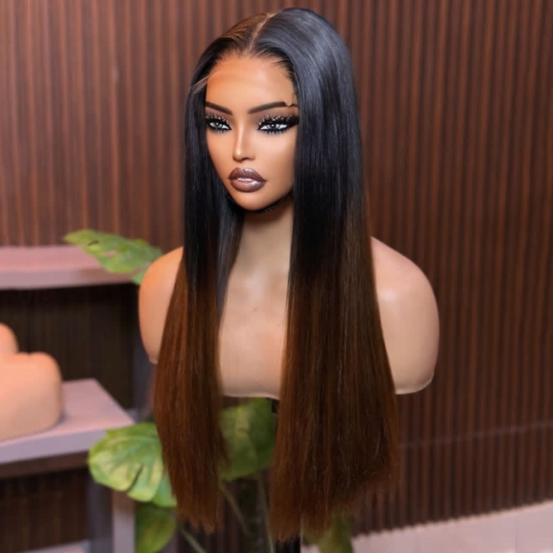 Human Hair 5x5 Closure 13x4 Lace Front Wig Middle Part Brazilian Hair Straight Brown Wig 150% 180% Density with Baby Hair Ombre Hair 100% Virgin Glueless Pre-Plucked For Women Long Human Hair Lace Wig 2026 - $244.09 –P3