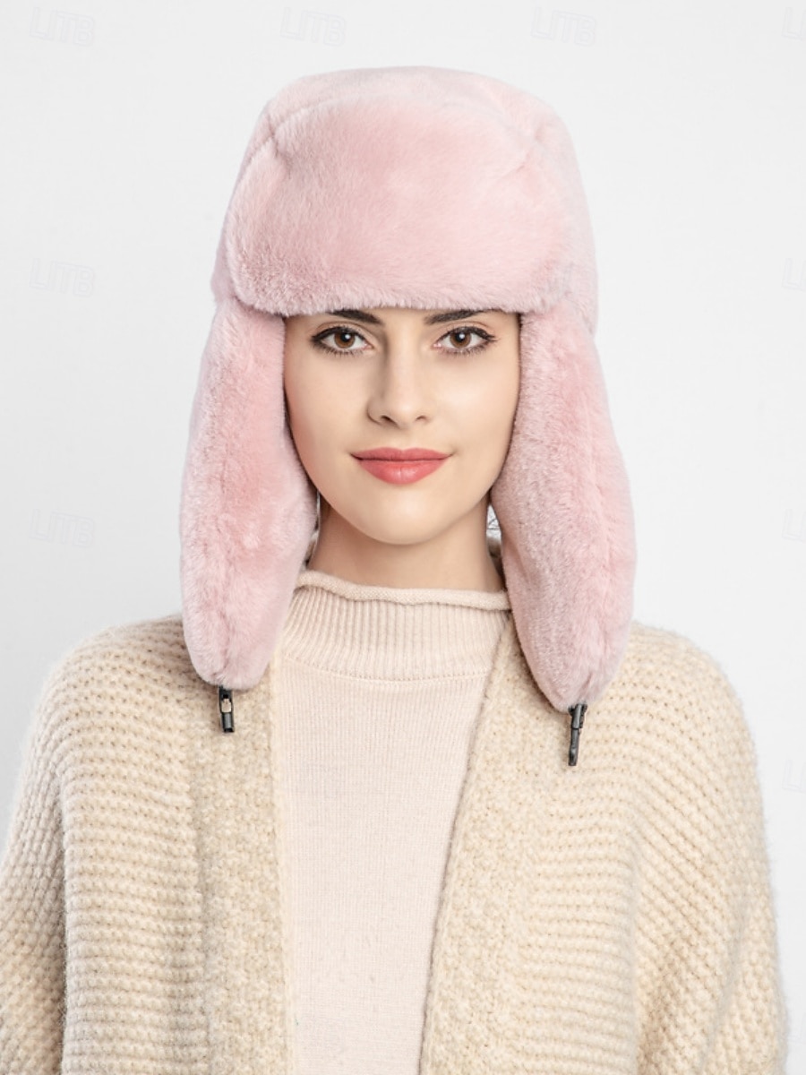Damen Hut Wintermützen Warm Straße Täglich Wochenende Einfarbig Einfarbig 2026 - $22.99 –P7