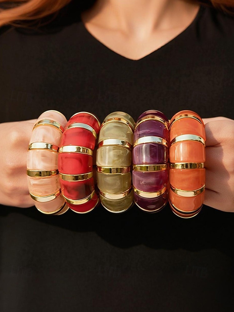 Dame Armbånd Akryl Legering Bohemsk Fritid Valentinsdag 2026 - $11.99 –P1