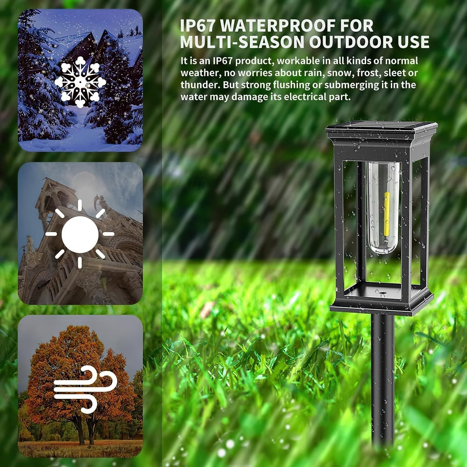 Solar Pathway Lights Waterproof, Solar Outdoor Lights,Auto-on/Off Pathway Light Solar Powered for Garden Lawn Patio Decoration 2026 - $25.99 –P2