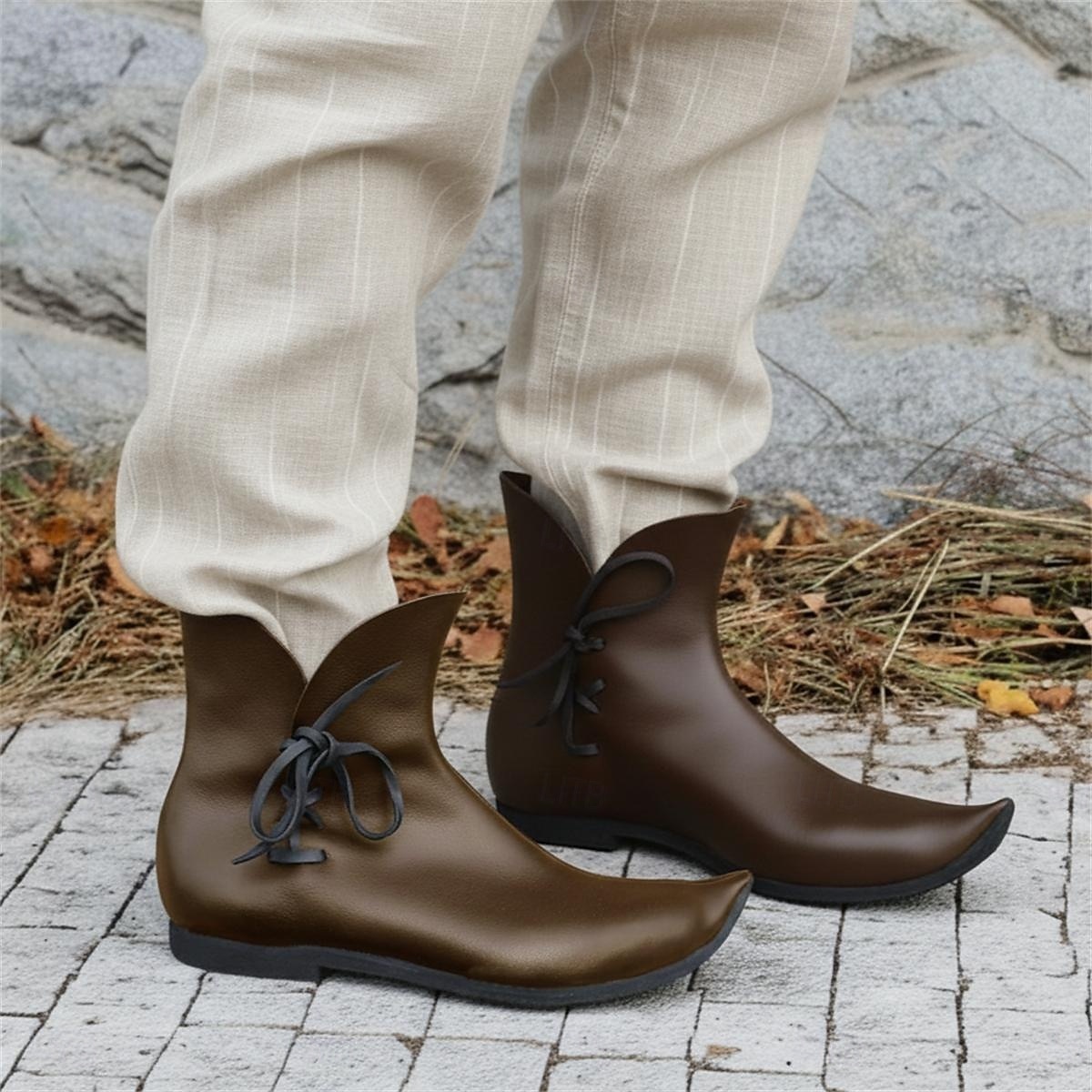 Retro Středověké Renesanční Boty Maškarní kostým Pánské Keltské Pirát předvečer Všech svatých Karneval Plesová maškaráda Plesová maškaráda Párty a večer Dospělé Boty 2025 - $75.99 –P10