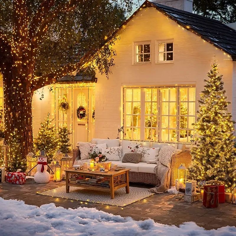 Christmas Solar / USB Powered Remote Controlled Tree Light 100m1000LEDs 8 Modes Lighting Outdoor Waterproof Garden Fairy String Lights for New Year's Wedding Patio Garden Camping Holiday Party Decor 2025 - $78.99 –P10