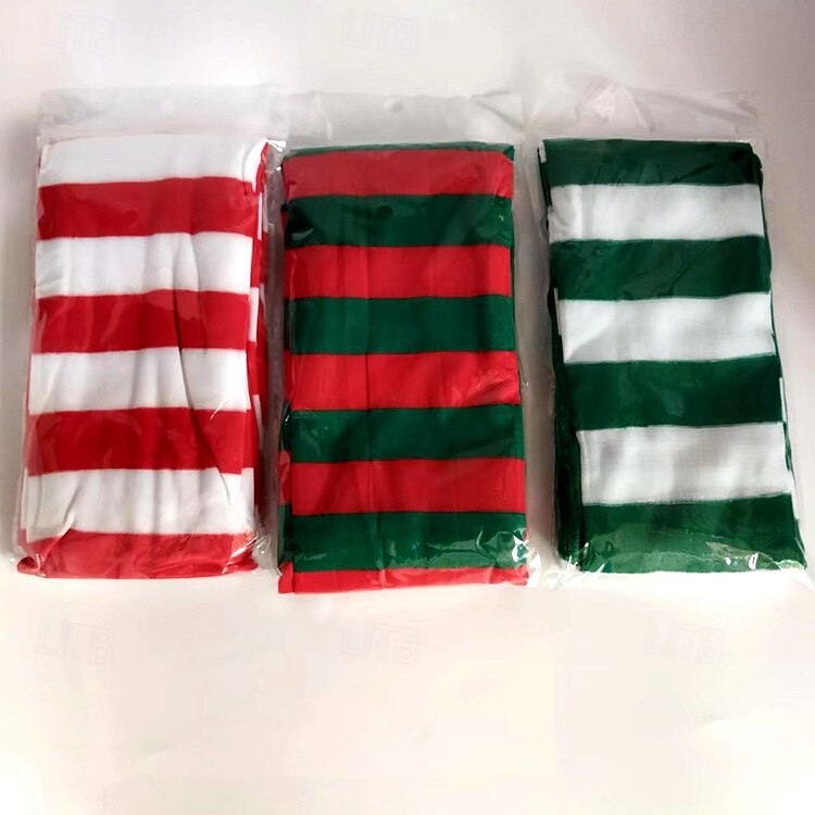 Dámské vánoční pruhované punčocháče, slavnostní červeno-zelené strečové legíny na sváteční kostýmy &párty oblečení 2026 - $7.99 –P6