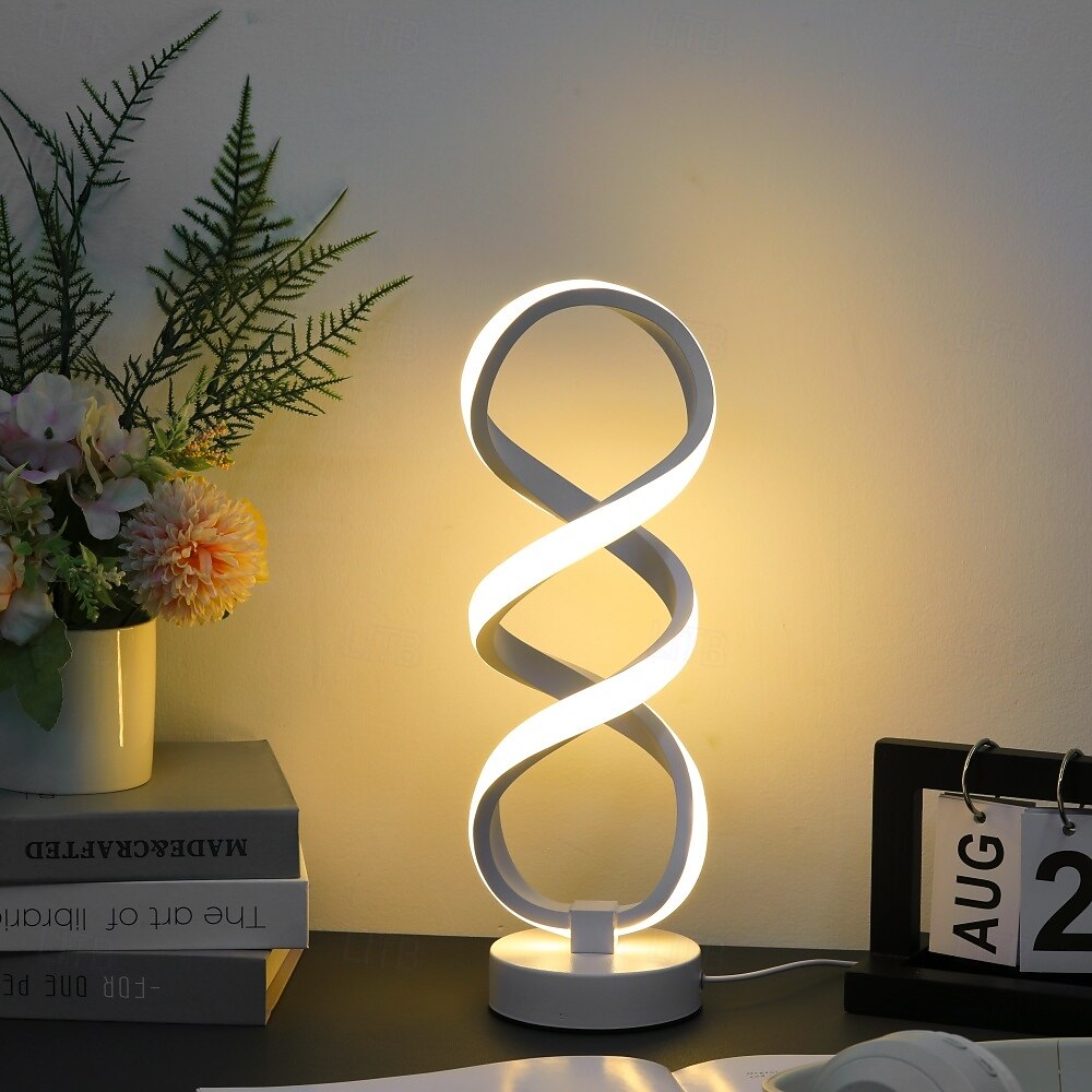 Table Lamp / Desk Lamp / Bedside lamps Decorative Artistic / Nordic Style USB Powered For Bedroom / Study Room / Office DC 5V White 2026 - $22.99 –P12