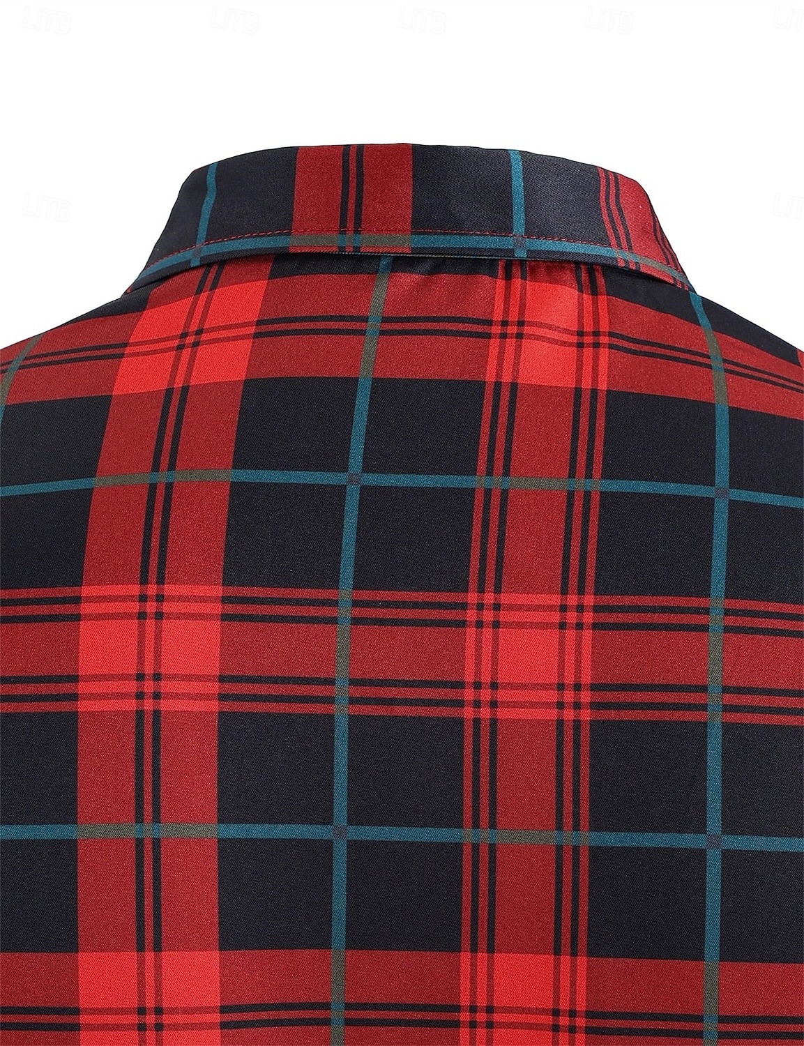 Karácsony Hosszú ujjak Gombos ing Mikulás Grafikus Újdonságok Vicces mert Férfi Felnőttek 3D nyomtatás mert Karácsony Farsang Újév Parti 2025 - $24.99 –P6