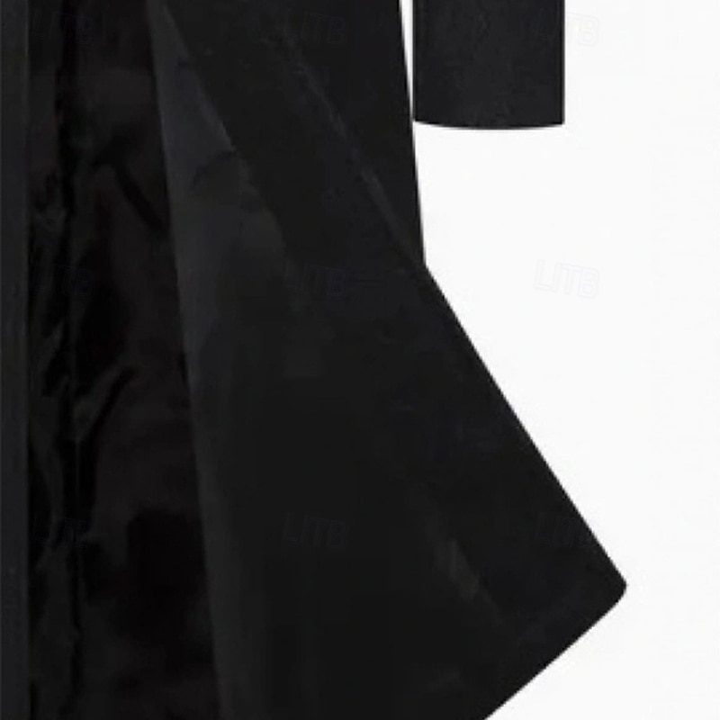 Homens Casaco Casaco impermeável Casaco longo Férias Diário Outono Inverno Poliéster A Prova de Vento Manter Quente agasalhos Roupa Moda Clássico Tecido Bolsos Lapela Trespassado de 2026 por $39.99 –P7