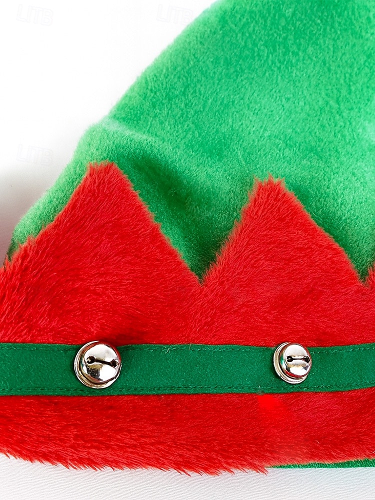 2026年 女性用クリスマスエルフハット - 楽しくて華やかな、ベル付きの柔らかいフェルト素材で、ホリデーパーティーやクリスマスのお祝いに最適です。  コレクション – $11.99 –P5