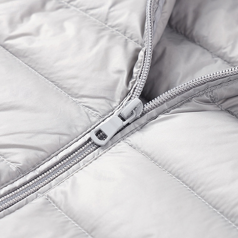 Homme Manteau d'Hiver Doudoune Veste Matelassée Avec Poches 50% duvet de canard blanc Vacances Tenue quotidienne Date Régulier Mode Occasionnel Confortable Chaleur Thermique Automne Hiver Couleur de 2026 ? $56.99 –P4