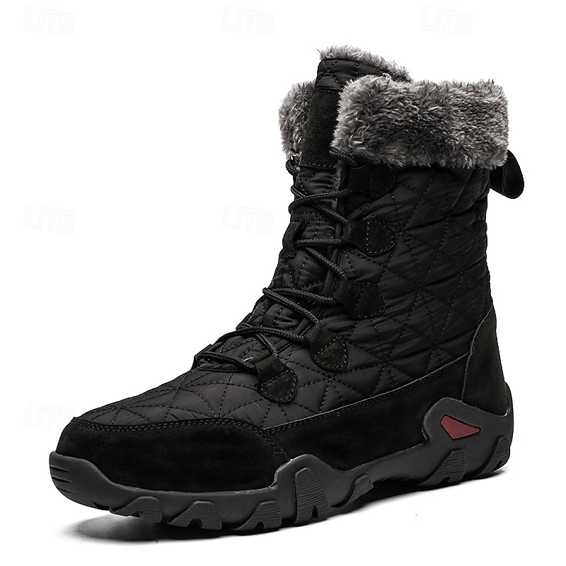 Tan Suede Men's Winter Boots with Fur Lining – Warm and Durable Footwear for Snowy Adventures and Outdoor Holiday Activities 2026 - $64.99 –P1
