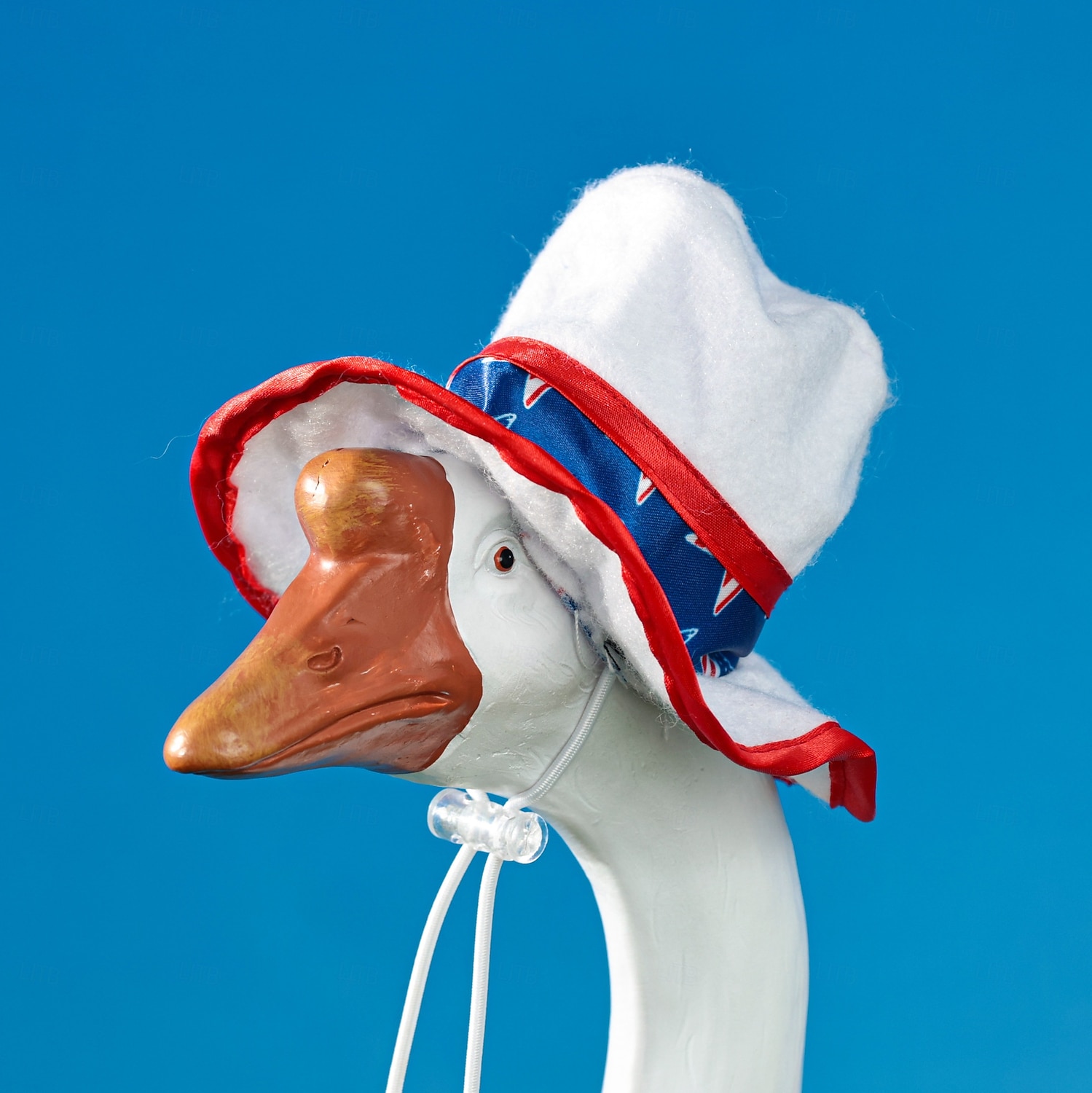 2 stk. patriotiske verandagåseantrekk sementgåskostyme 4. juli-stil gåsantrekk inkludert sløyfe og hatt til hagedekorasjon fest uteplass julegave 2026 - $19.99 –P6