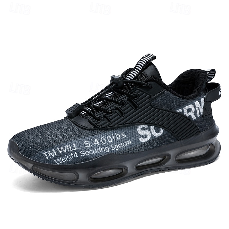 Baskets jaunes de style urbain pour hommes avec semelle à coussin d'air et tige en mesh, chaussures de sport légères et tendance pour la course, la salle de sport et les vêtements décontractés de 2026 ? $42.99 –P13