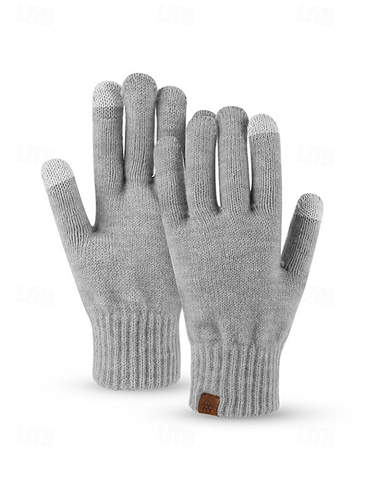 Set unisex di cappello, sciarpa e guanti natalizi con guanti touchscreen, vari colori, perfetto per la moda invernale e come regalo per le feste del 2026 a $26.99 –P7