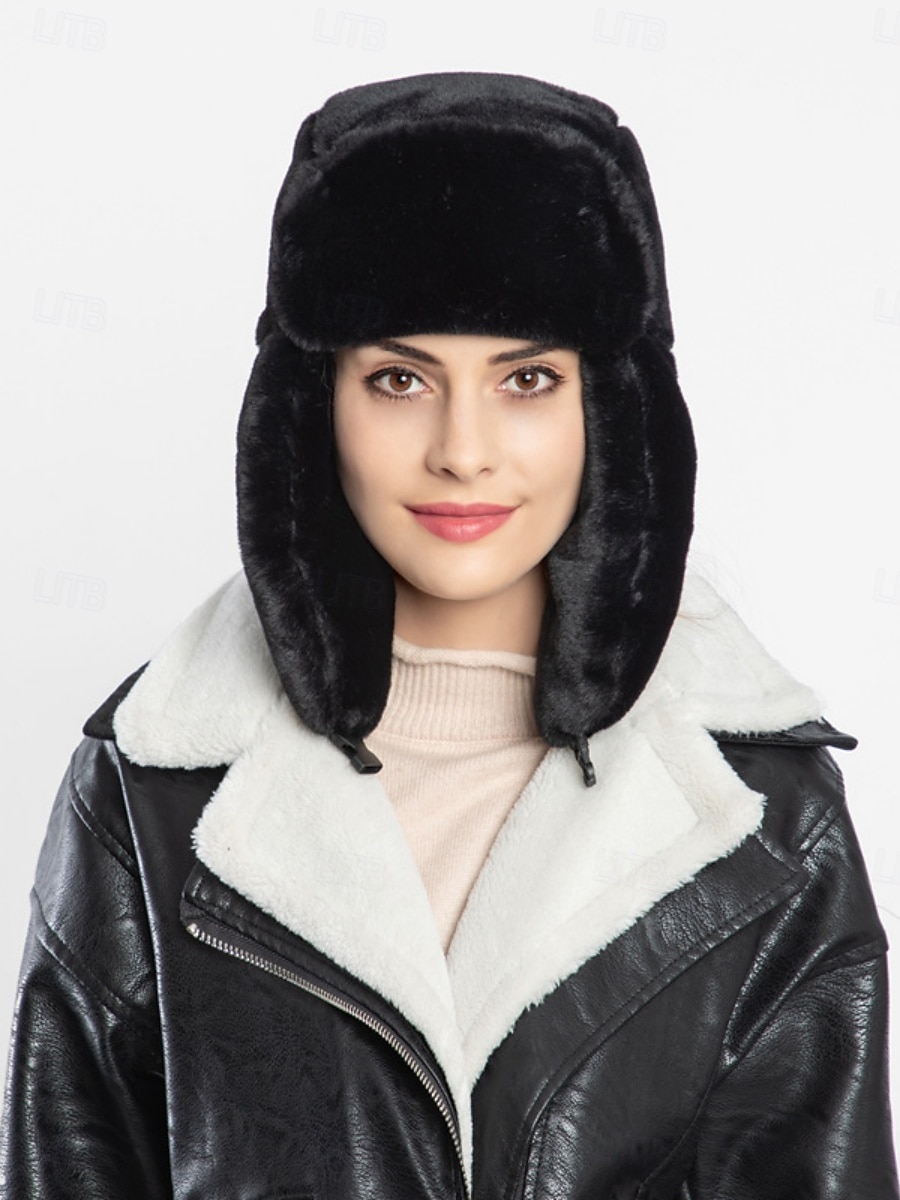 Damen Hut Wintermützen Warm Straße Täglich Wochenende Einfarbig Einfarbig 2026 - $22.99 –P5