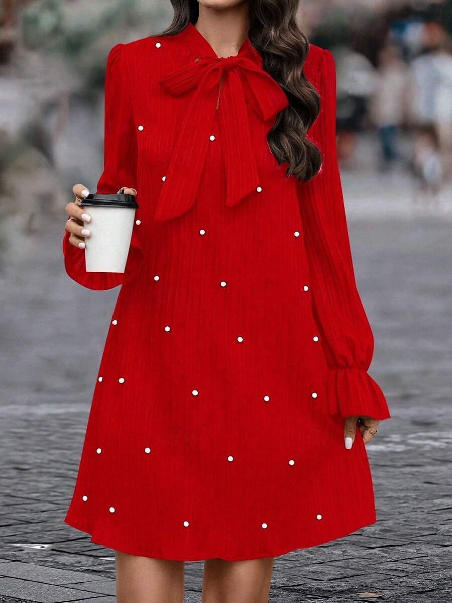 black and red polka dot mini dress A Line Straps Short Navy Blue Lace Prom Dresses, Short Dark Blue Forma –  jbydress main image 1
