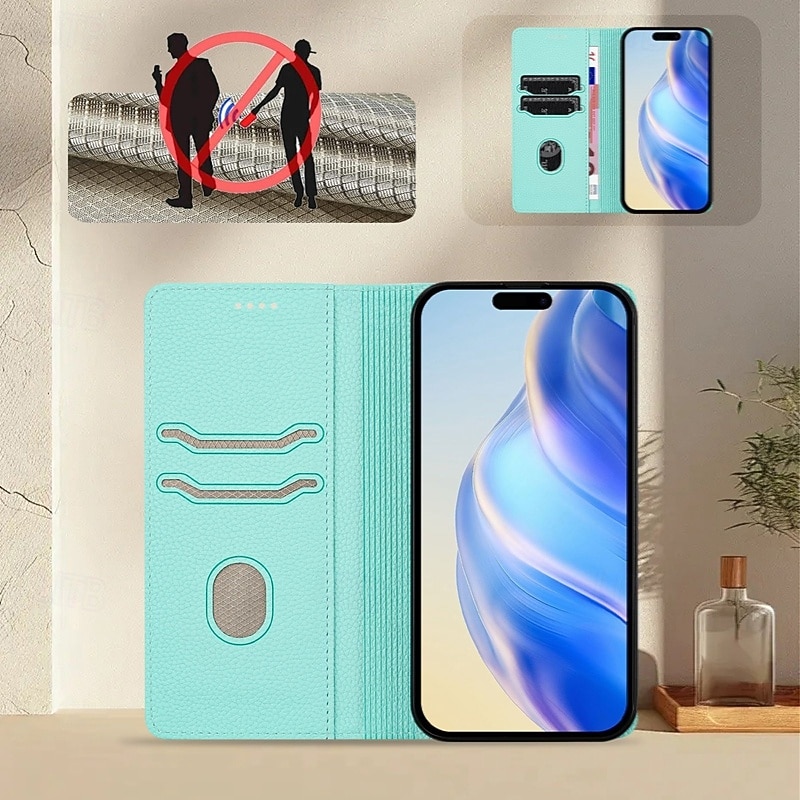 Phone Case For iPhone 17 Pro Max 17 Air 17 16 15 14 Pro Max Plus 13 Pro Max Mini Wallet Case Shockproof Retro PU Leather 2026 - $15.99 –P3