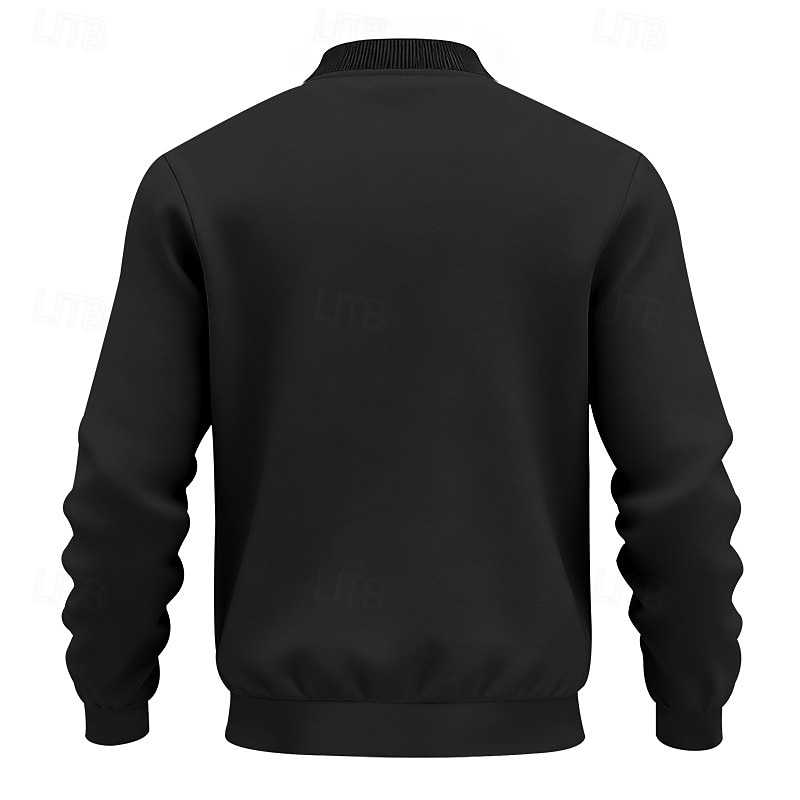 Per uomo Giacca Leggera Giacca Casual Vacanza Quotidiano Traspirante Tasca Primavera Autunno Semplice Moda Classico Collo alla coreana Regolare Nero Giallo Rosso Blu marino Blu reale Giacca del 2026 a $21.99 –P16