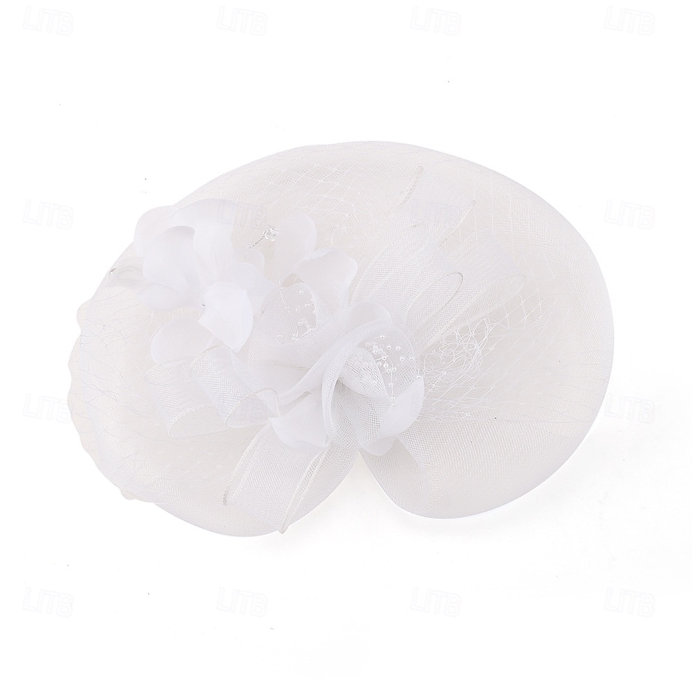 Palarioare Tul Pană Pălărie Nuntă Petrecere ceai Cursă de cai cocktail Elegant Epocă Cu Pene Diadema Articole Pentru Cap 2025 - $14.99 –P8