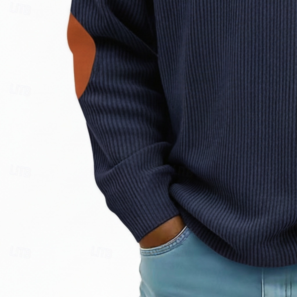 Homens Camiseta de Veludo T-shirt Camisa de manga longa Manga Longa Com Zíper Outono Inverno Bloco de cor Diário Texturizado Casual Zip Up Superdimensionado Solto Casual Ao ar livre Rua Azul Claro de 2026 por $23.99 –P4