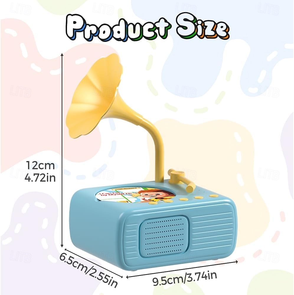 Machine à histoires phonographique pour l'éducation précoce des enfants avec 99 cartes, gramophone pour tout-petits, phonographe éducatif pour tout-petits, jouet de narration interactif pour l'école de 2026 ? $31.99 –P2