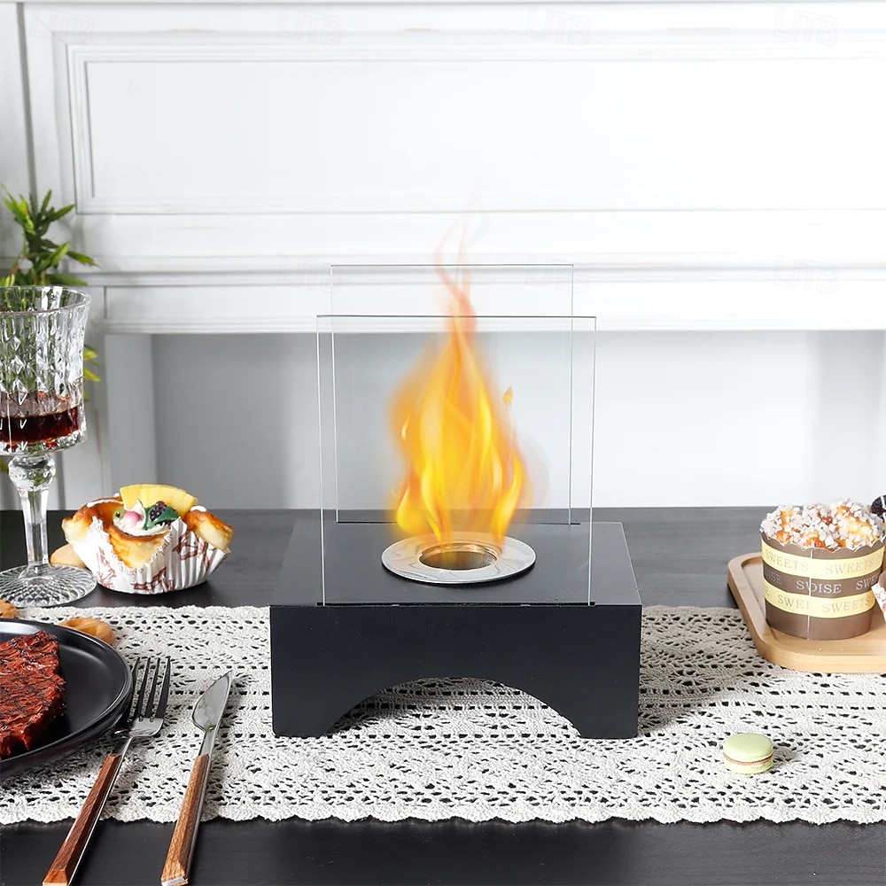 μικρό φορητό ορθογώνιο μοντέρνο επιτραπέζιο τζάκι 2026 - $46.99 –P4