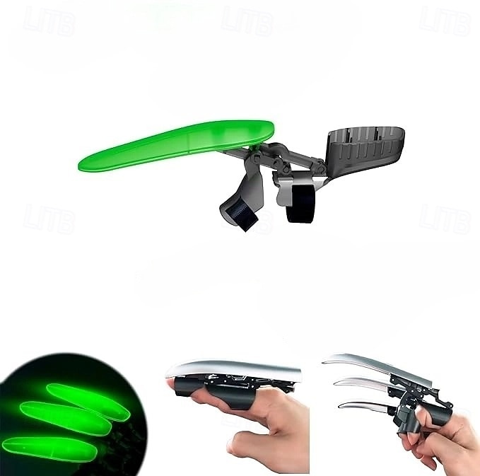 Mechaniczne, chowane pazury wilka 1 opakowanie, chowany, świecący mechaniczny pazur, 3D składane pazury wilka dla dzieci i dorosłych 2026 - $12.99 –P1