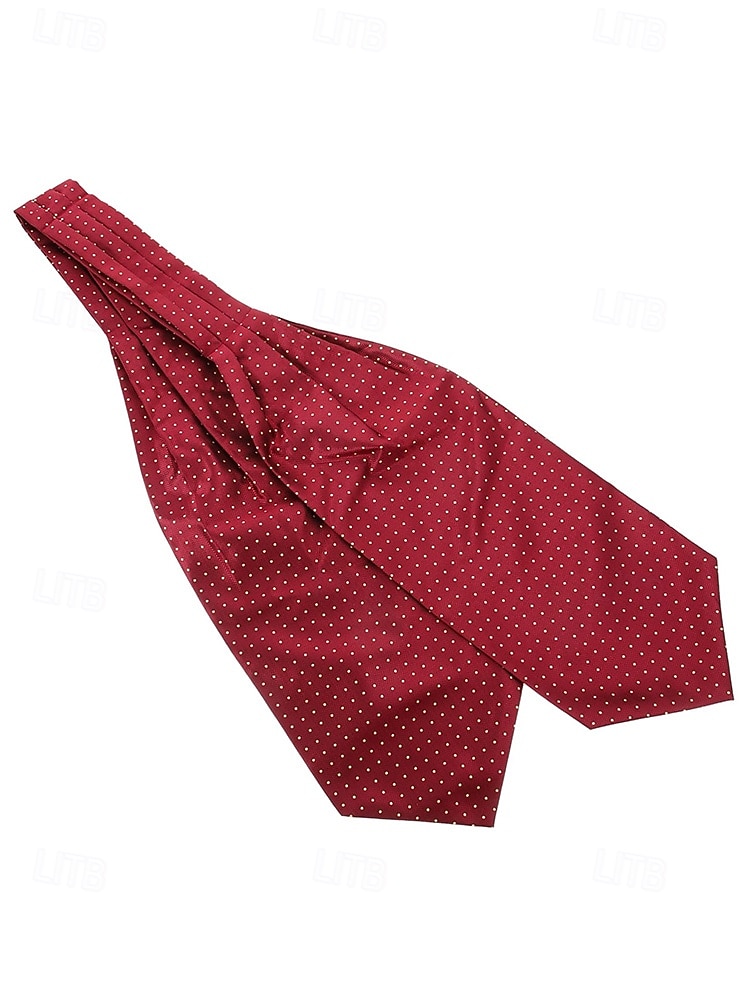 Męski szalik z imitacji jedwabiu we wzór paisley na Boże Narodzenie – świąteczny prezent, wiele kolorów, elegancki formalny styl na zimowe przyjęcia i uroczystości 2026 - $18.99 –P3