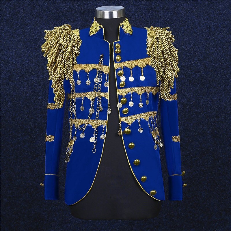 Real Abrigo Baile de Máscaras Chaqueta de circo Príncipe Aristócrata Retro Antiguo Rococó Adulto Hombre Carnaval Mascarada Evento / Fiesta Disfrazarse 2026 - $141.99 –P10