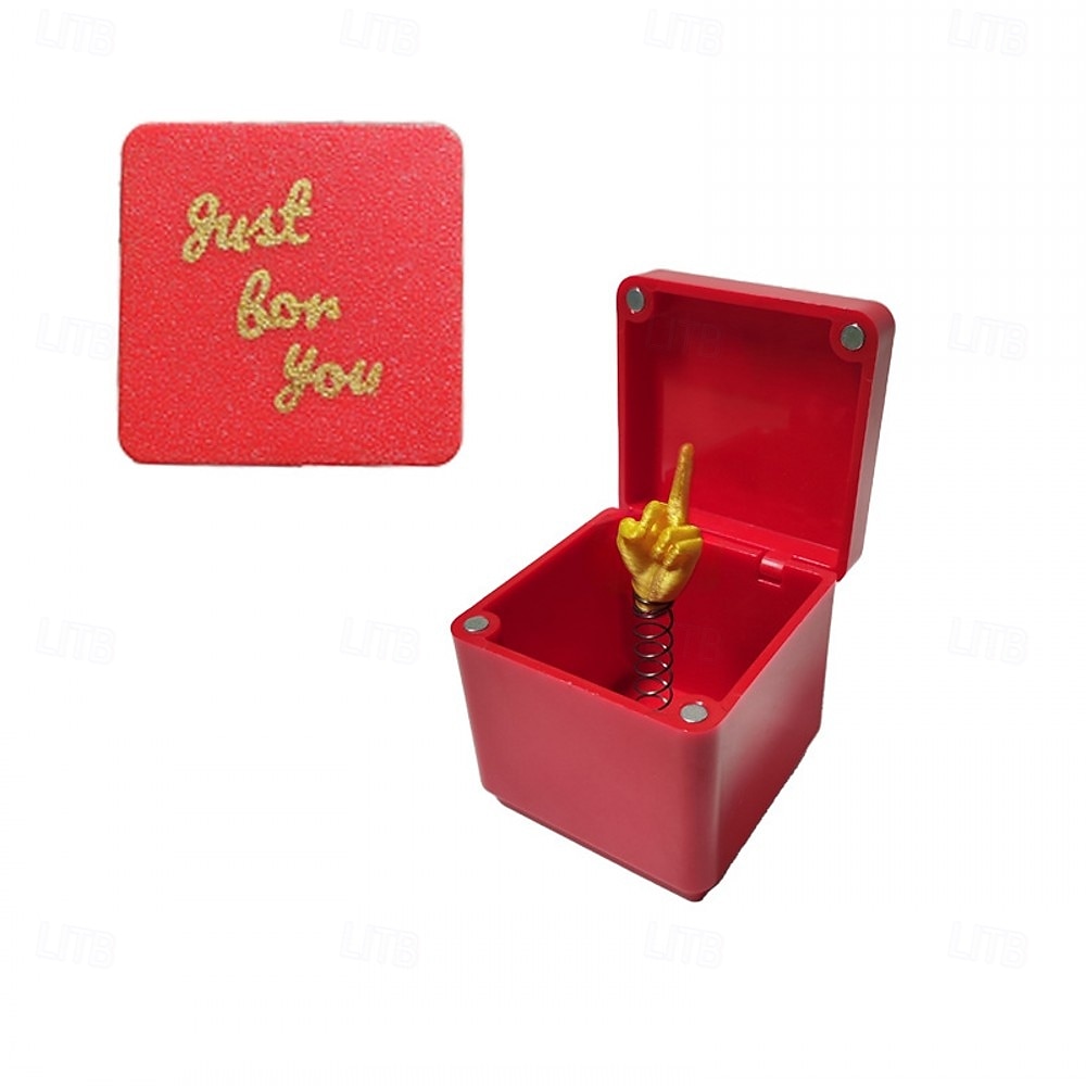 joulu mielenkiintoinen keppolahja keskisormi rasiassa joulurasia hauska luova lahja toimiston työpöydän sisustus kodinsisustus hauska keskisormi keppo stressinlievityslahja 2026 - $9.99 –P16