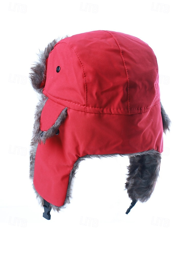 Pánská vánoční čepice s kožešinovou podšívkou – nepromokavá, teplá a útulná, s detaily z umělé kožešiny, ideální na zimní dovolenou a outdoorové aktivity 2026 - $11.99 –P7