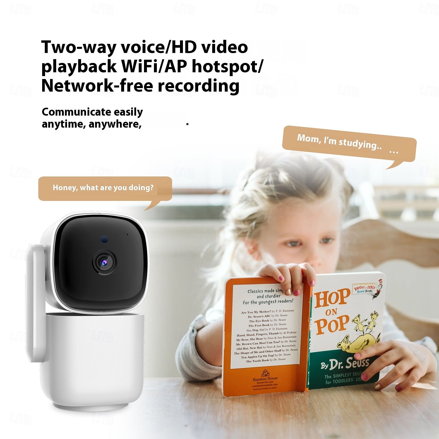 Indoor/Outdoor IP65-Rated 1080p Pan/Tilt/Zoom Wi-Fi Smart Home Security Camera with Color Night Vision 2-Way 2025 - $32.99 –P3